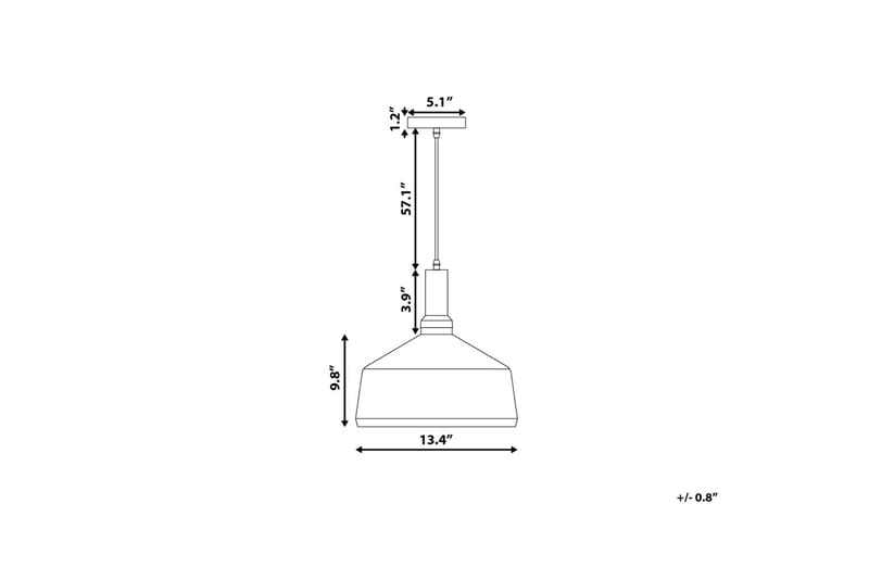 Sepik Taklampa 34 cm - Vit - Taklampa kök - Fönsterlampa hängande - Fönsterlampa - Pendellampor & hänglampor - Sovrumslampa - Vardagsrumslampa