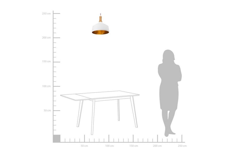 Sepik Taklampa 34 cm - Vit - Belysning & el - Inomhusbelysning & lampor - Taklampa & takbelysning - Pendellampor & hänglampor