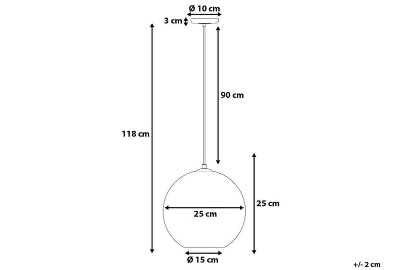 Sessera Taklampa 15 cm - Silver - Belysning & el - Inomhusbelysning & lampor - Taklampa & takbelysning - Pendellampor & hänglampor
