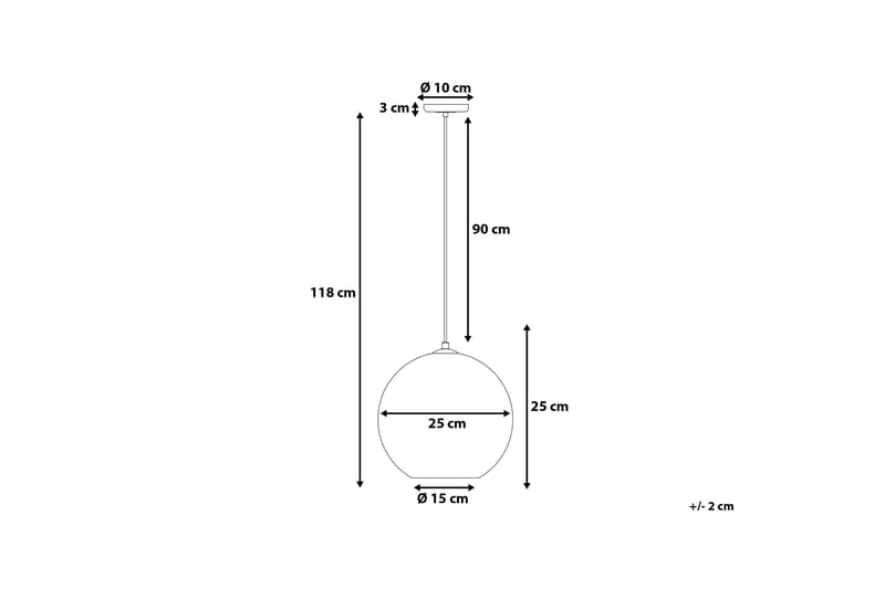 Sessera Taklampa 15 cm - Silver - Belysning & el - Inomhusbelysning & lampor - Taklampa & takbelysning - Pendellampor & hänglampor