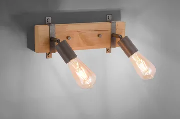 SLAT taklampa, natur trä 15 cm - Natur - Belysning & el - Inomhusbelysning & lampor - Taklampa & takbelysning - Pendellampor & hänglampor