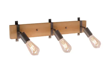 SLAT taklampa, natur trä 15 cm - Natur - Belysning & el - Inomhusbelysning & lampor - Taklampa & takbelysning - Pendellampor & hänglampor