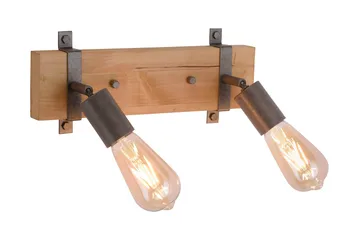 SLAT taklampa, natur trä 15 cm - Natur - Belysning & el - Inomhusbelysning & lampor - Taklampa & takbelysning - Pendellampor & hänglampor