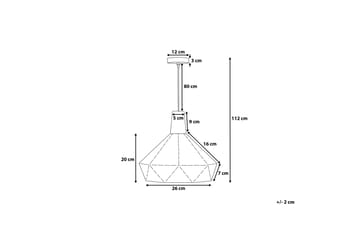Somme Taklampa 26 cm - Svart - Belysning & el - Inomhusbelysning & lampor - Taklampa & takbelysning - Pendellampor & hänglampor