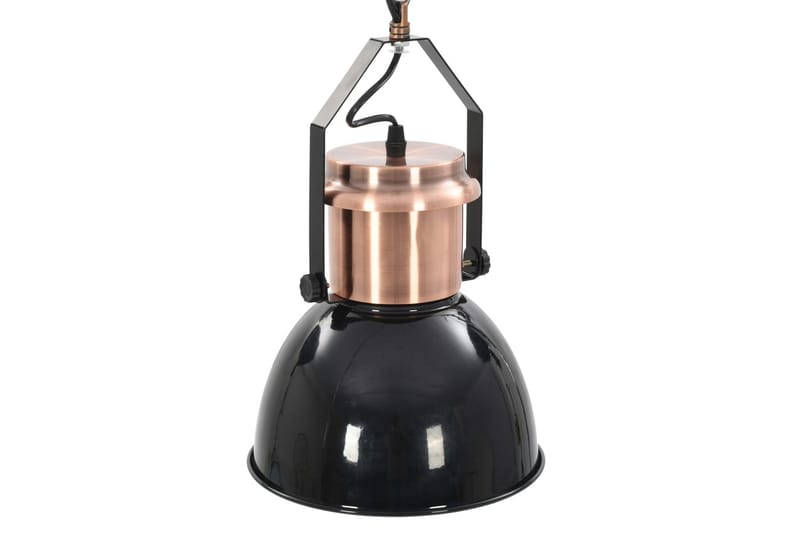 Taklampa 2 st svart rund E27 - Svart - Belysning & el - Inomhusbelysning & lampor - Taklampa & takbelysning - Pendellampor & hänglampor