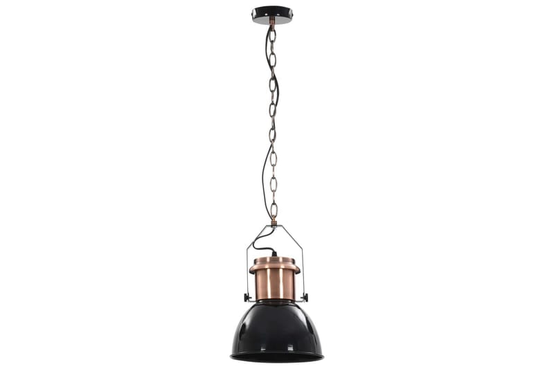 Taklampa 2 st svart rund E27 - Svart - Belysning & el - Inomhusbelysning & lampor - Taklampa & takbelysning - Pendellampor & hänglampor