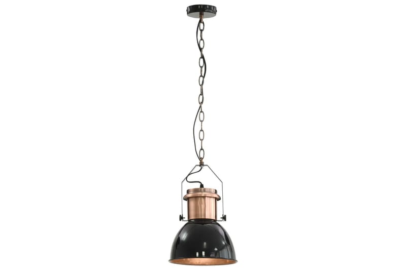 Taklampa 2 st svart rund E27 - Svart - Belysning & el - Inomhusbelysning & lampor - Taklampa & takbelysning - Pendellampor & hänglampor