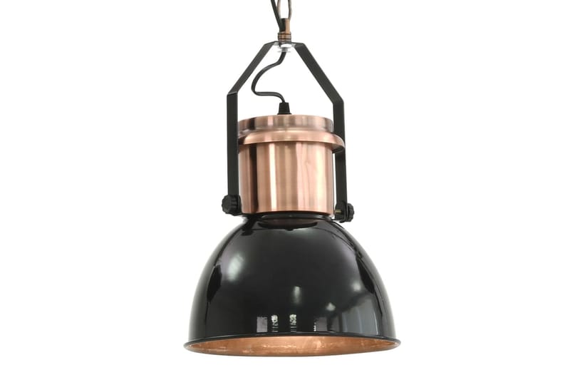 Taklampa 2 st svart rund E27 - Svart - Belysning & el - Inomhusbelysning & lampor - Taklampa & takbelysning - Pendellampor & hänglampor
