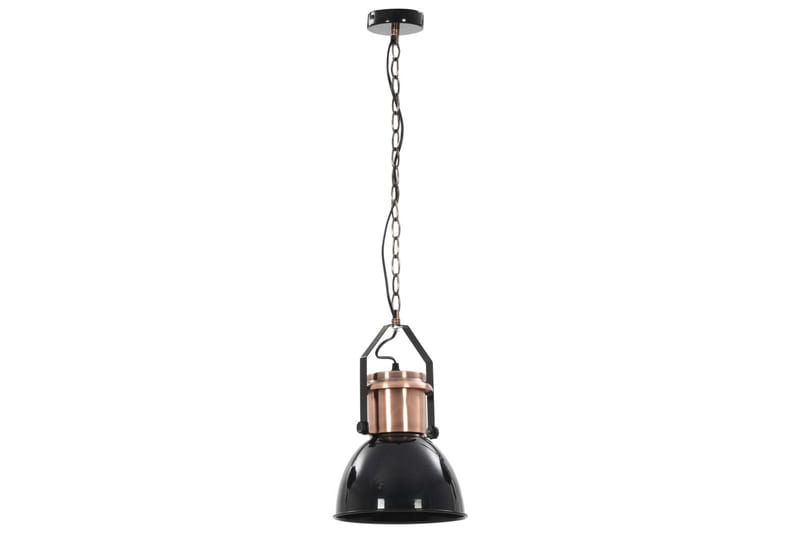 Taklampa 2 st svart rund E27 - Svart - Belysning & el - Inomhusbelysning & lampor - Taklampa & takbelysning - Pendellampor & hänglampor