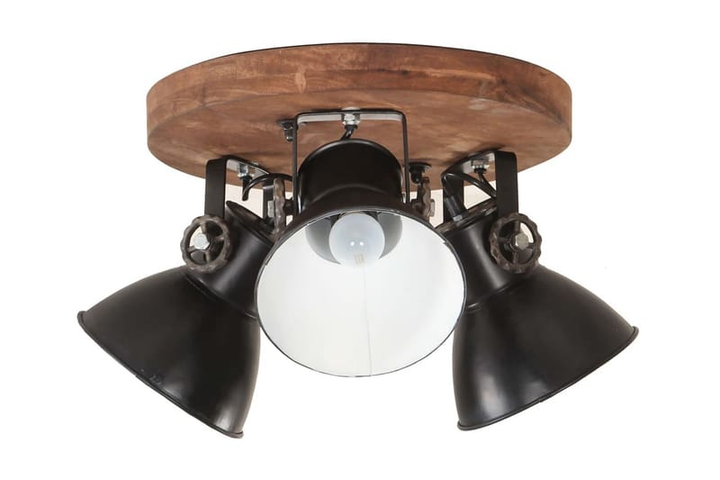 Taklampa industriell 25 W svart 42x27 cm E27 - Svart - Belysning & el - Inomhusbelysning & lampor - Taklampa & takbelysning - Pendellampor & hänglampor