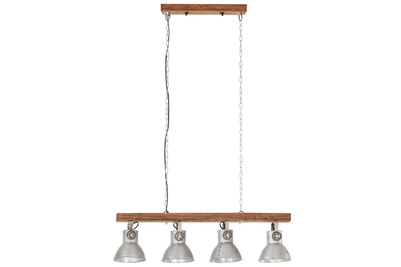 Taklampa industriell silver E27 mangoträ - Silver - Taklampa kök - Fönsterlampa hängande - Fönsterlampa - Pendellampor & hänglampor - Sovrumslampa - Vardagsrumslampa