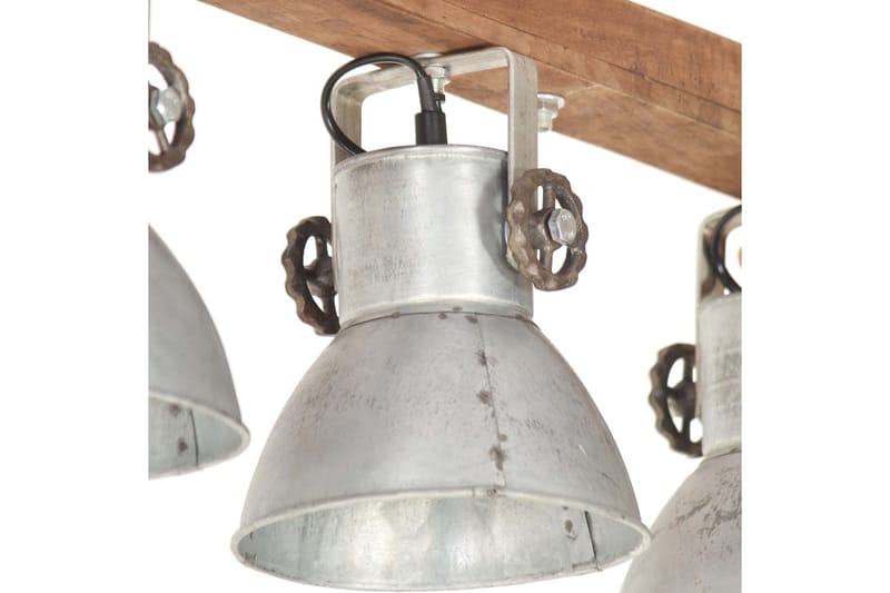 Taklampa industriell silver E27 mangoträ - Silver - Taklampa kök - Fönsterlampa hängande - Fönsterlampa - Pendellampor & hänglampor - Sovrumslampa - Vardagsrumslampa