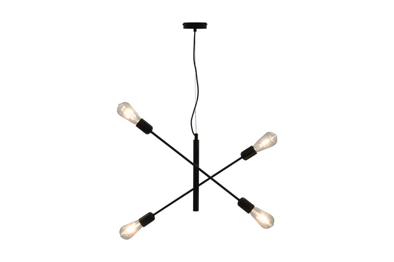 Taklampa med glödlampor 2 W svart E27 - be Basic - Taklampa kök - Fönsterlampa hängande - Fönsterlampa - Pendellampor & hänglampor - Sovrumslampa - Vardagsrumslampa