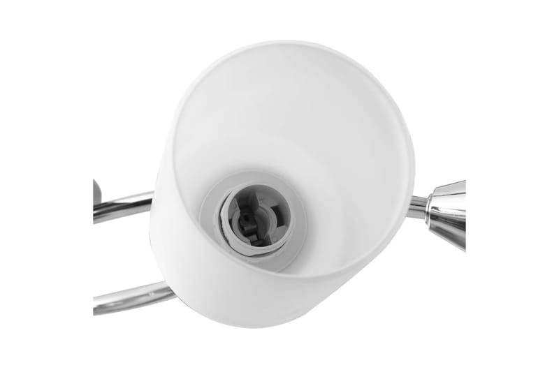 Taklampa med keramikskärmar för 5 E14-lampor vit kon - Vit - Belysning & el - Inomhusbelysning & lampor - Taklampa & takbelysning - Pendellampor & hänglampor