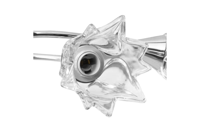 Taklampa med transparenta glasskärmar för 5 E14-lampor tulpa - Transparent - Belysning & el - Inomhusbelysning & lampor - Taklampa & takbelysning - Pendellampor & hänglampor