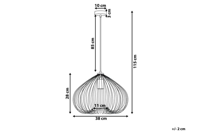 Tordino Taklampa 38 cm - Svart - Taklampa kök - Fönsterlampa hängande - Fönsterlampa - Pendellampor & hänglampor - Sovrumslampa - Vardagsrumslampa