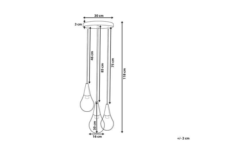 Vesle Taklampa 30 cm - Transparent - Taklampa kök - Fönsterlampa hängande - Fönsterlampa - Pendellampor & hänglampor - Sovrumslampa - Vardagsrumslampa