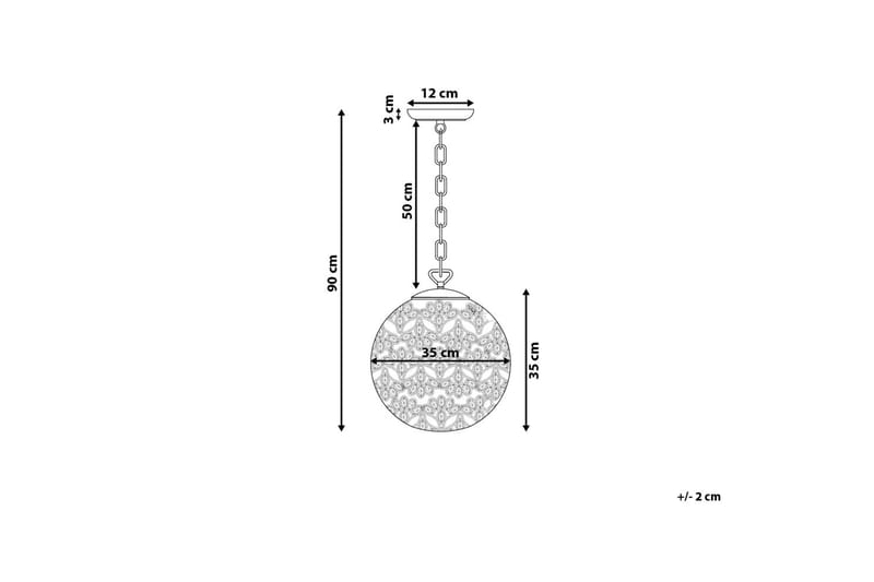 Volta Taklampa 35 cm - Silver - Taklampa kök - Fönsterlampa hängande - Fönsterlampa - Pendellampor & hänglampor - Sovrumslampa - Vardagsrumslampa