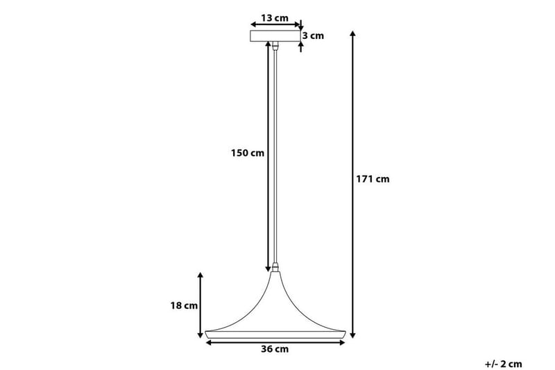 Yamuna Taklampa 36 cm - Svart - Taklampa kök - Fönsterlampa hängande - Fönsterlampa - Pendellampor & hänglampor - Sovrumslampa - Vardagsrumslampa