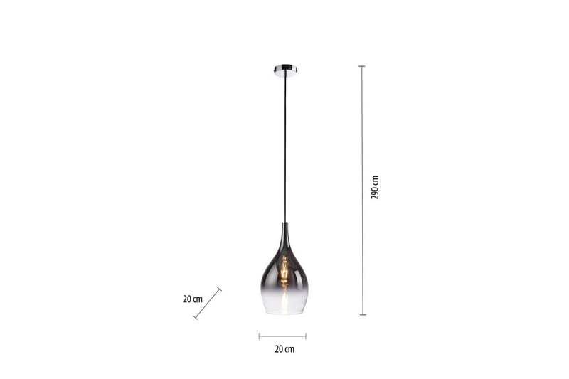 Pilua Paul Neuhaus Taklampa - Chrome - Belysning & el - Inomhusbelysning & lampor - Taklampa & takbelysning - Pendellampor & hänglampor