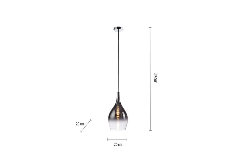 Pilua Paul Neuhaus Taklampa - Chrome - Belysning & el - Inomhusbelysning & lampor - Taklampa & takbelysning - Pendellampor & hänglampor