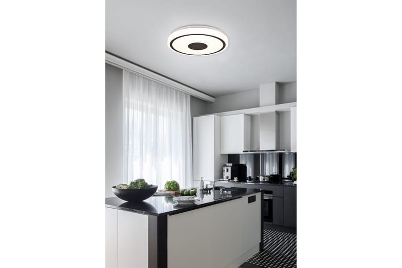 Bunda LED Plafond 34 cm mattsvart - Matt svart - Belysning & el - Inomhusbelysning & lampor - Taklampa & takbelysning - Plafond