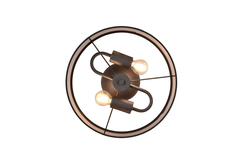 Davos Plafond 30 cm 2xE14 mattsvart/ greige - Matt svart/Greige - Belysning & el - Inomhusbelysning & lampor - Taklampa & takbelysning - Plafond