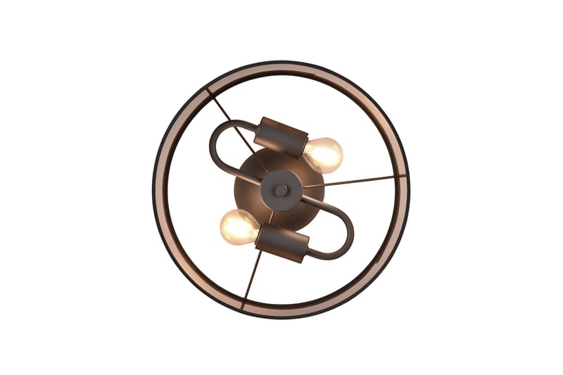 Davos Plafond 30 cm 2xE14 mattsvart/ greige - Matt svart/Greige - Belysning & el - Inomhusbelysning & lampor - Taklampa & takbelysning - Plafond