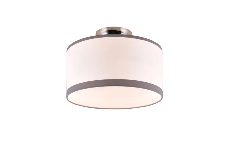 Davos Plafond 30 cm 2xE14 krom/ vit, Krom/Vit