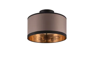 Davos Plafond 30 cm 2xE14 mattsvart/ greige - Matt svart/Greige - Belysning & el - Inomhusbelysning & lampor - Taklampa & takbelysning - Plafond