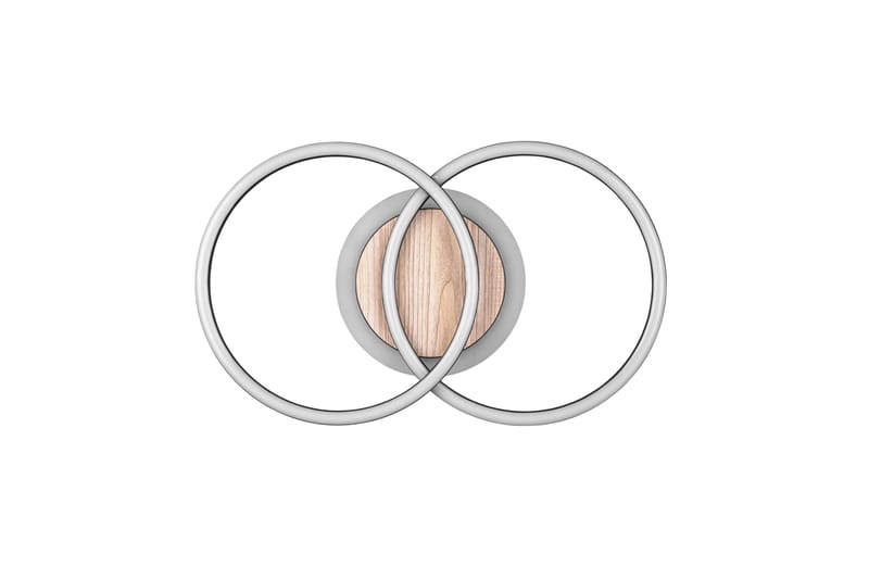 Giro LED Taklampa rund mattsvart/ trä - Mattsvart/Trä - Belysning & el - Inomhusbelysning & lampor - Taklampa & takbelysning - Plafond