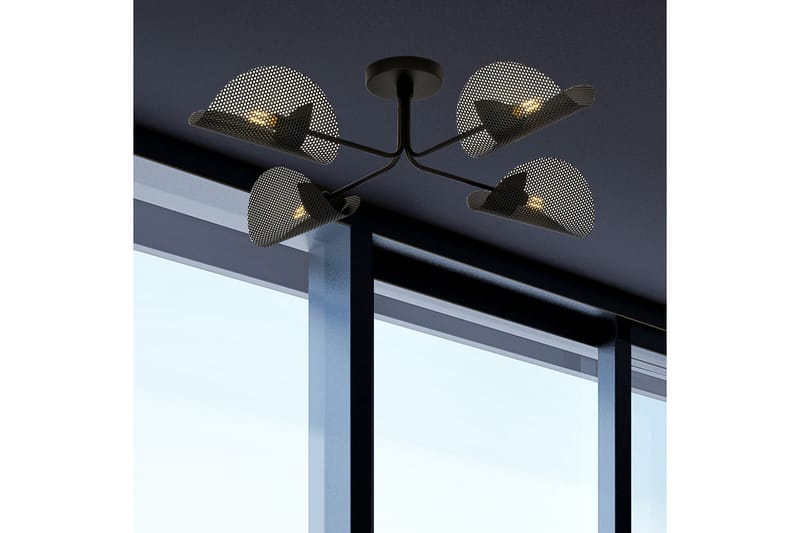 Gomez 4 plafond Svart - Scandinavian Choice - Plafond - Vardagsrumslampa - Sovrumslampa