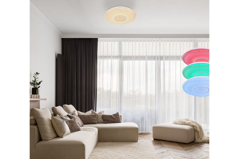 Klemens Plafond RGB Vit - Globo Lighting - Plafond - Sovrumslampa - Vardagsrumslampa