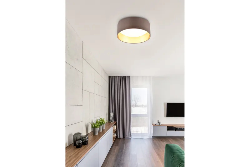 Locarno LED Plafond 28 cm greige - Greige - Belysning & el - Inomhusbelysning & lampor - Taklampa & takbelysning - Plafond