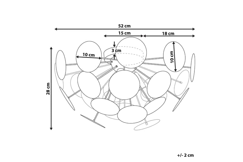 Maritsara Plafond - Vit - Belysning & el - Inomhusbelysning & lampor - Taklampa & takbelysning - Plafond