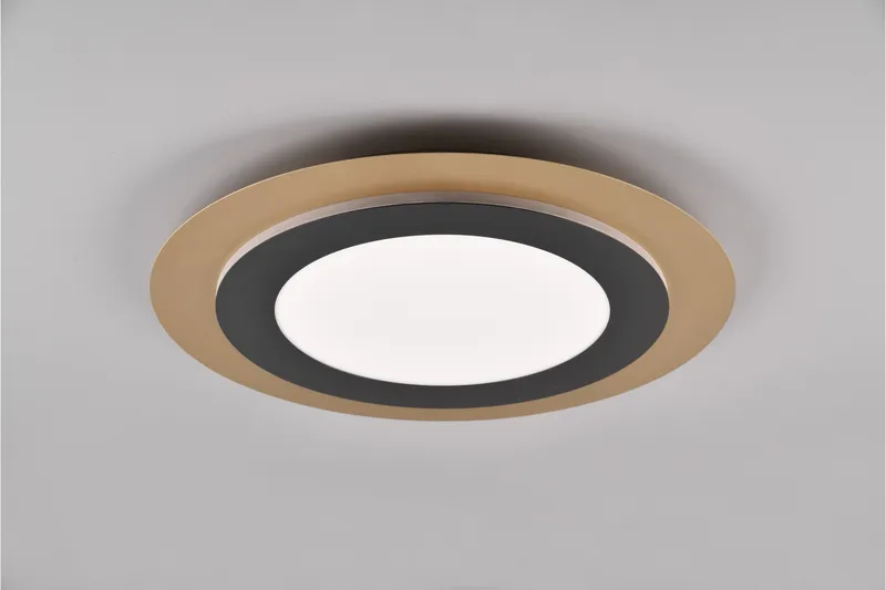 Morgan LED Plafond 45 cm mattsvart/ guld, Matt svart/Guld