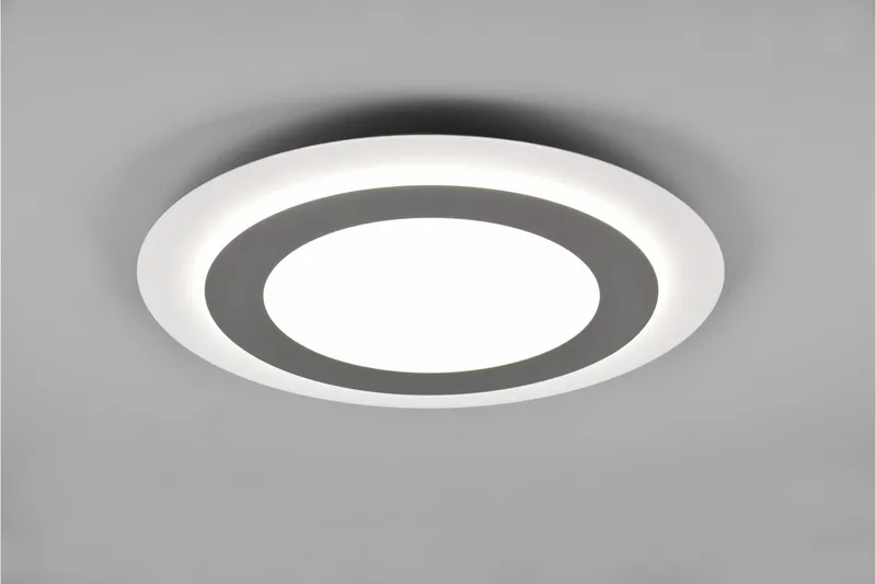 Morgan LED Plafond 45 cm vit/ borstad stål - Borstad stål - Belysning & el - Inomhusbelysning & lampor - Taklampa & takbelysning - Plafond