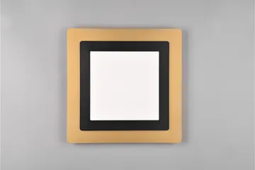 Morgan LED Plafond 45x45 cm mattsvart/ guld - Matt svart/Guld - Belysning & el - Inomhusbelysning & lampor - Taklampa & takbelysning - Plafond