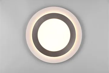 Morgan LED Plafond 45 cm vit/ borstad stål - Borstad stål - Belysning & el - Inomhusbelysning & lampor - Taklampa & takbelysning - Plafond