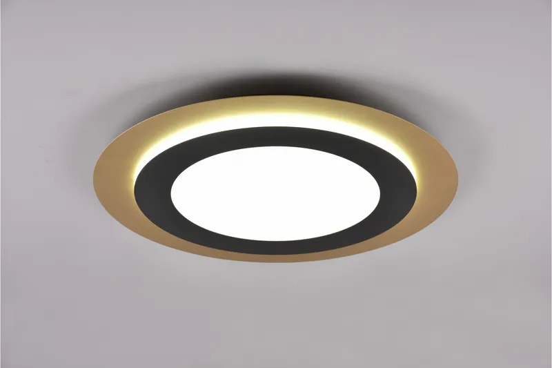 Morgan LED Plafond 45 cm mattsvart/ guld - Matt svart/Guld - Belysning & el - Inomhusbelysning & lampor - Taklampa & takbelysning - Plafond