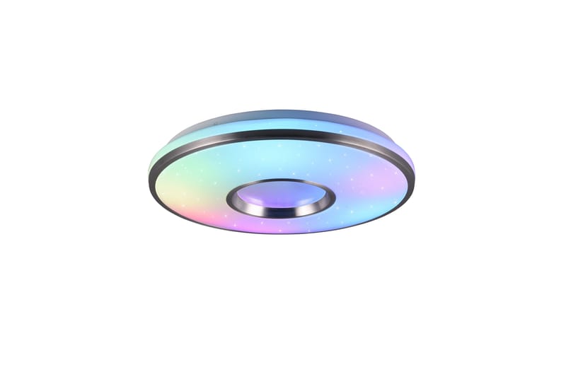 Realta LED Plafond 39 cm borstad aluminium RGBW - Borstad aluminium - Belysning & el - Inomhusbelysning & lampor - Taklampa & takbelysning - Plafond