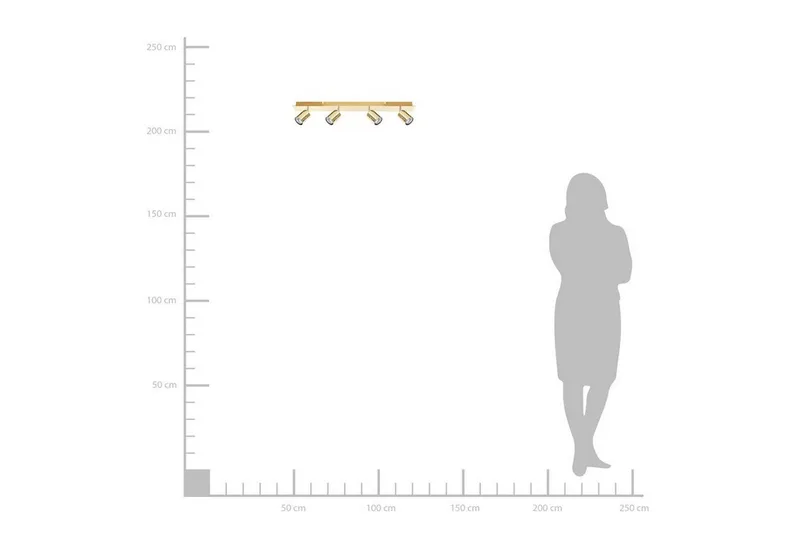 Sigrit Taklampa - Guld - Belysning & el - Inomhusbelysning & lampor - Taklampa & takbelysning - Plafond