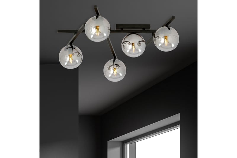 Smart 5 plafond Svart - Scandinavian Choice - Plafond - Vardagsrumslampa - Sovrumslampa