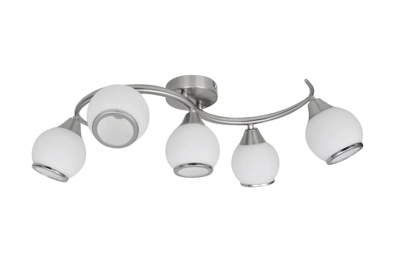 Taklampa med glasskärmar med böjd skena - Vit - Belysning & el - Inomhusbelysning & lampor - Taklampa & takbelysning - Plafond