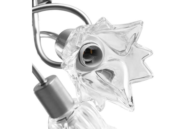 Taklampa med transparenta glasskärmar för 3 E14-lampor tulpa - Transparent - Belysning & el - Inomhusbelysning & lampor - Taklampa & takbelysning - Plafond