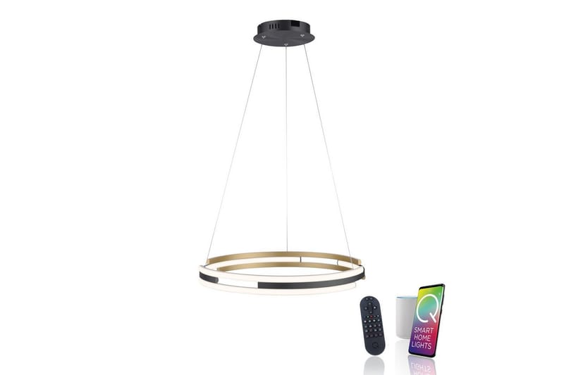 Q-Beluga Paul Neuhaus Taklampa - Brass - Belysning & el - Inomhusbelysning & lampor - Taklampa & takbelysning - Pendellampor & hänglampor