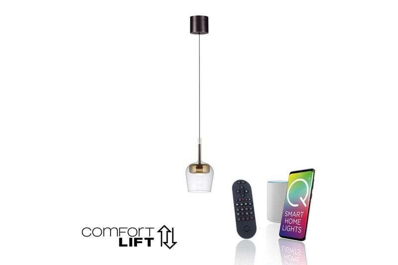 Q-Kon Paul Neuhaus Taklampa - GOLD - Belysning & el - Inomhusbelysning & lampor - Taklampa & takbelysning - Pendellampor & hänglampor