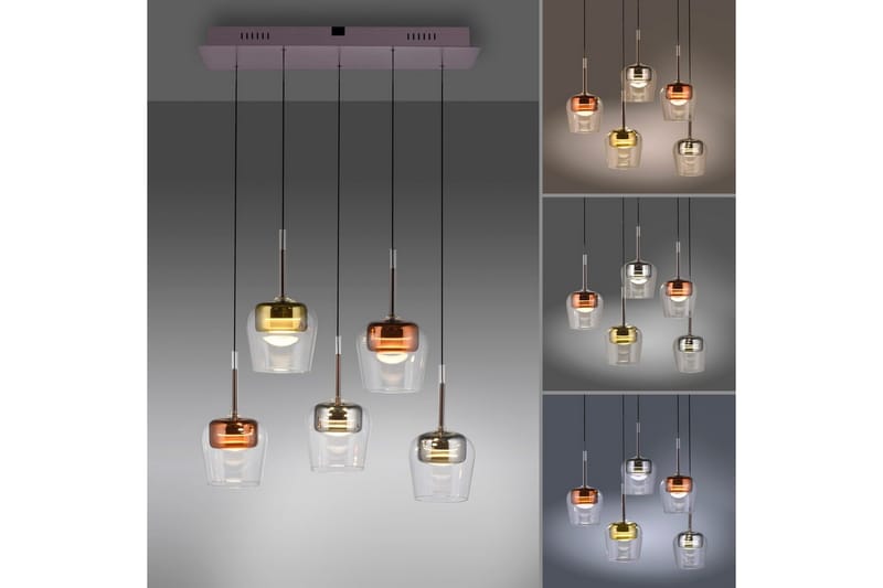 Q-Kon Paul Neuhaus Taklampa - Multicolored - Belysning & el - Inomhusbelysning & lampor - Taklampa & takbelysning - Pendellampor & hänglampor