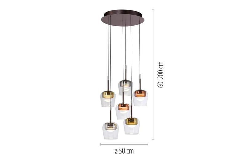 Q-Kon Paul Neuhaus Taklampa - Multicolored - Belysning & el - Inomhusbelysning & lampor - Taklampa & takbelysning - Pendellampor & hänglampor