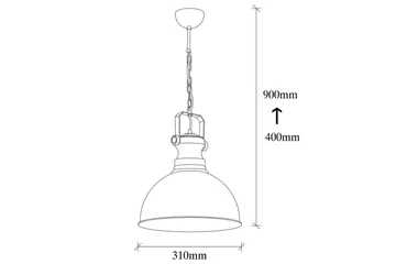Taklampa Rathour Axiom Svart - Svart - Belysning & el - Inomhusbelysning & lampor - Fönsterlampa - Fönsterlampa hängande